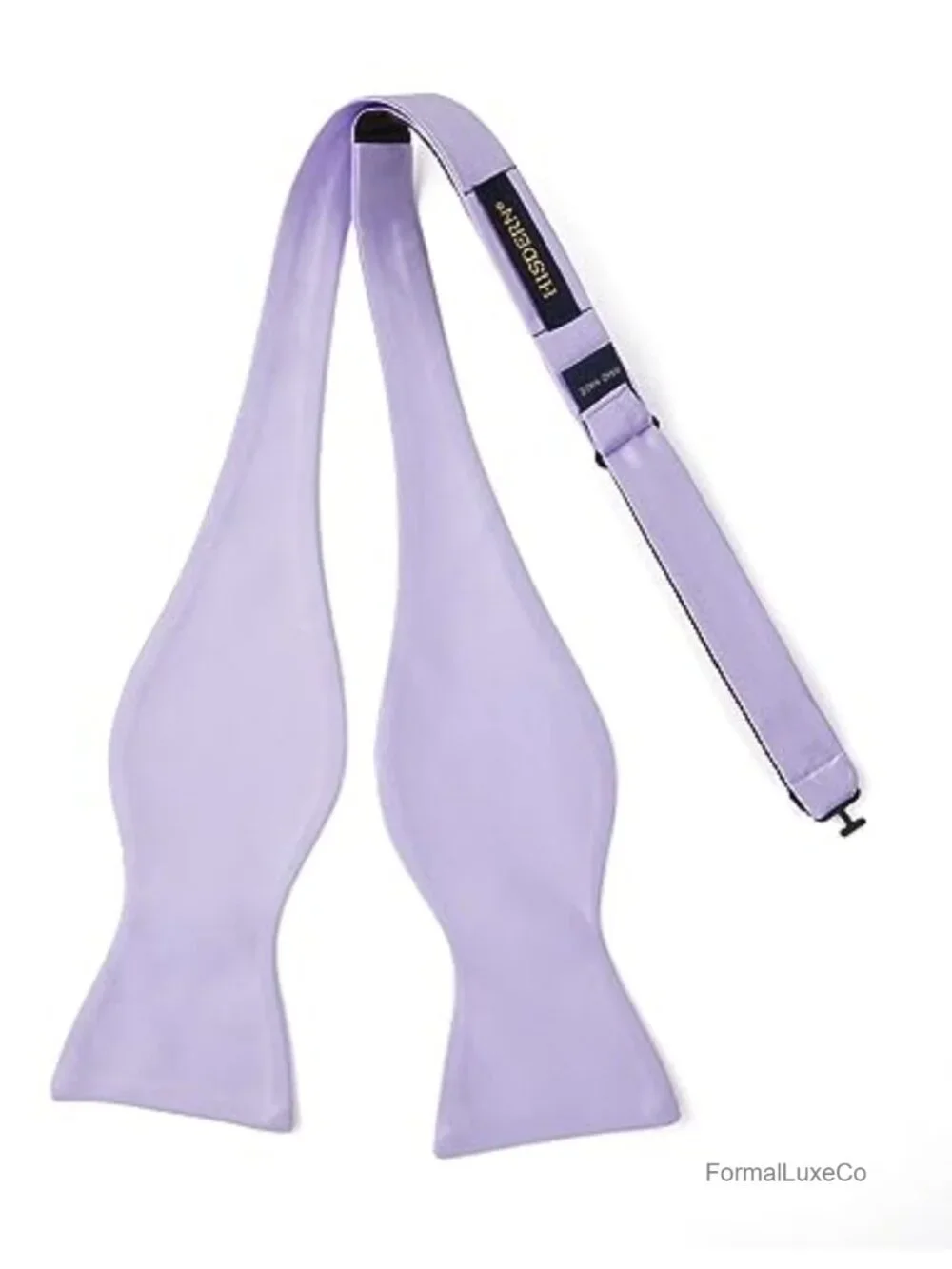 Self-Tie Bow Tie and Pocket Square Set for Men Formal Satin Tuxedo Wedding